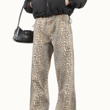 Ocelot Printed Jeans